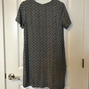 Chevron shift dress